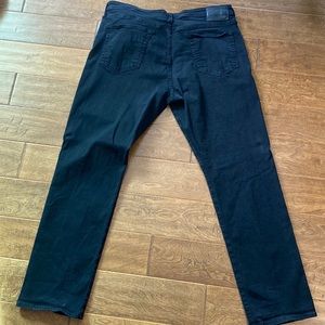 Mens Adriano Goldschmied Black Jeans